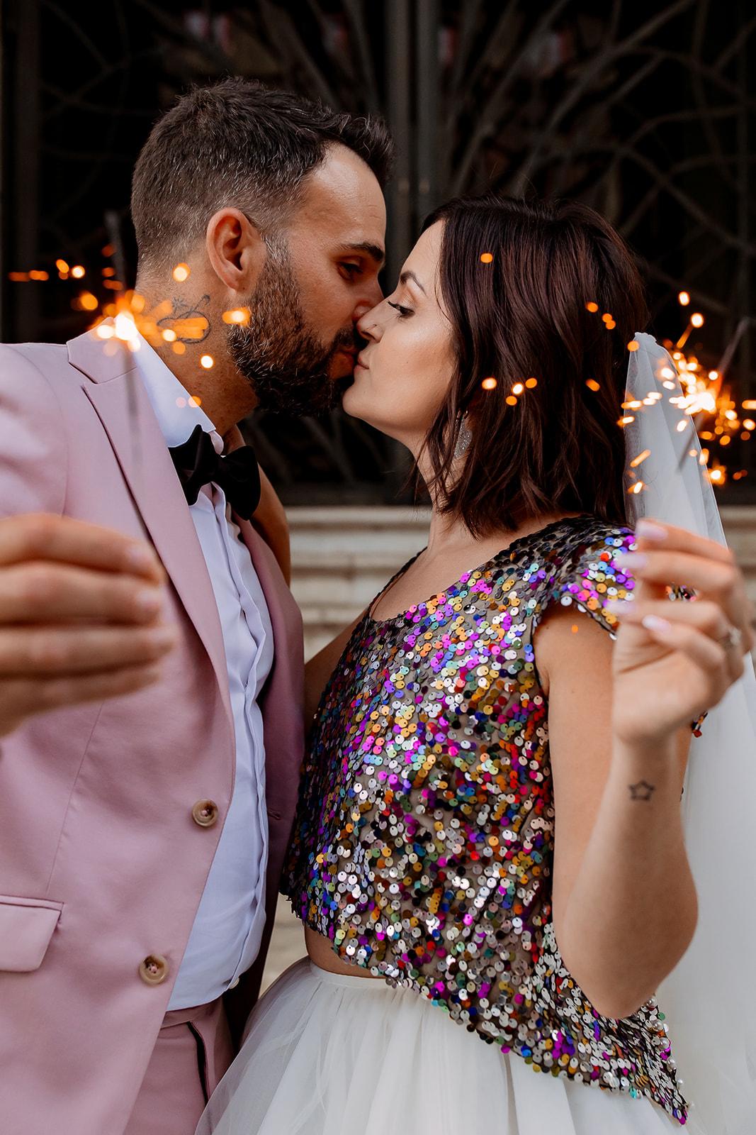 Mariage pailleté de Mélissa & Damien - Organisé par Love and Pep's wedding planner à Clermont-Ferrand en Auvergne